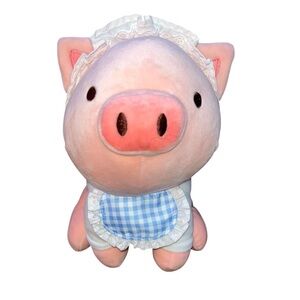Miniso Adorable Submissive Maid pink pig plush